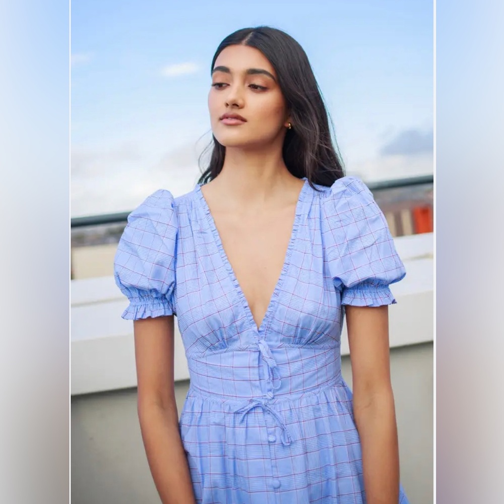 HHH hill house home bluebell plaid dress